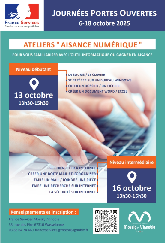 Ateliers "Aisance numérique"