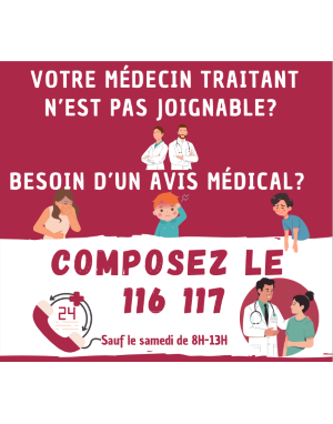 Votre m&eacute;decin traitant n'est pas joignable?