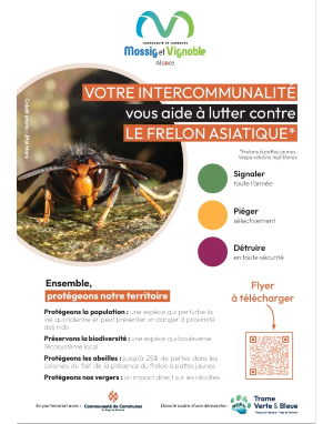 Votre intercommunalit&eacute; vous aide &agrave; lutter contre le frelon asiatique