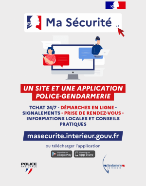 Accès aux téléservices des forces de sécurité intérieure "Masecurite.interieur.gouv.fr"