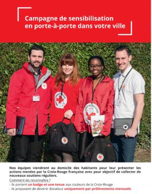 Campagne de sensibilisation en porte-&agrave;-porte dans notre ville
