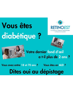 D&eacute;pistage itin&eacute;rant de la r&eacute;tinopathie diab&eacute;tique