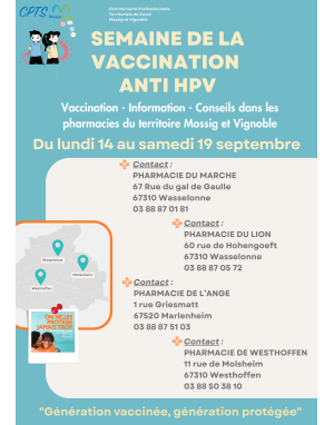 Semaine de la vaccination anti HPV