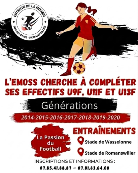 EMOSS sections f&eacute;minines