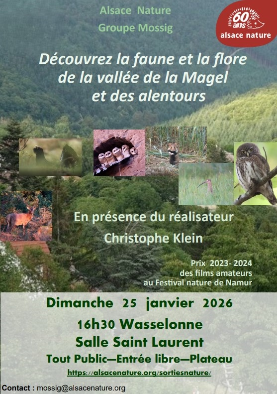 Film Alsace Nature janvier 2026
