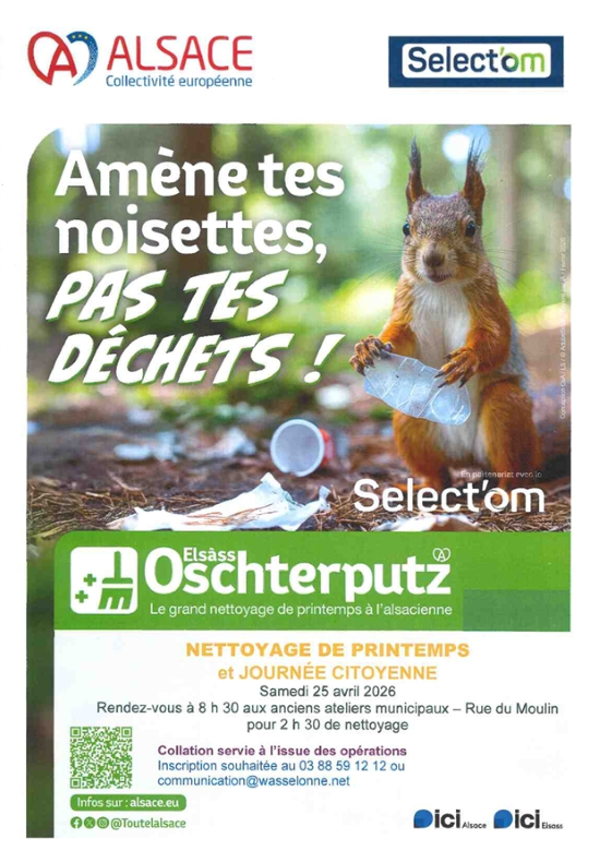 Nettoyage de printemps 2026