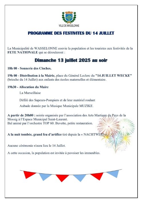 Festivités du 14 juillet