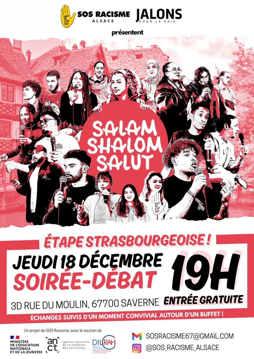Soir&eacute;e d&eacute;bat SOS racisme