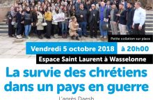 Conférence-débat : la survie des chrétiens dans un pays en guerre