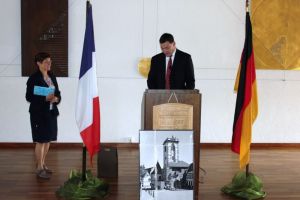 Discours du maire de Dahn, Alexander FUHR